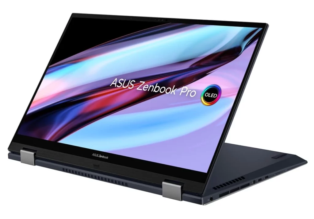 Le ASUS Zenbook Pro 15 Flip OLED est un ordinateur portable convertible avec un GPU Intel Arc 53 Asus Zenbook Pro 15 Flip OLED UP2