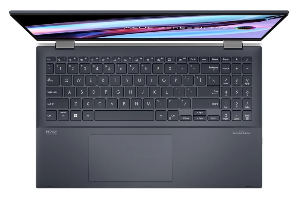 Le ASUS Zenbook Pro 15 Flip OLED est un ordinateur portable convertible avec un GPU Intel Arc 55 Asus Zenbook Pro 15 Flip OLED UP4