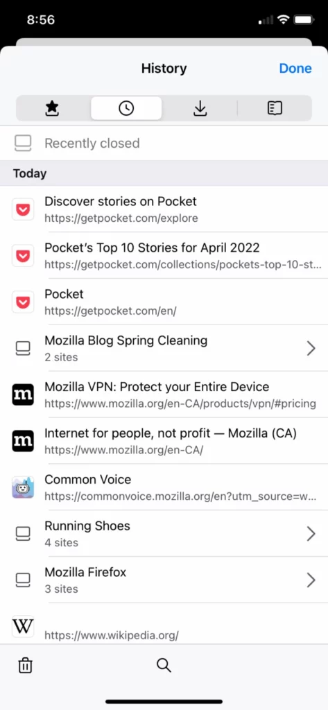 Firefox Mobile History Tab 710x1 1