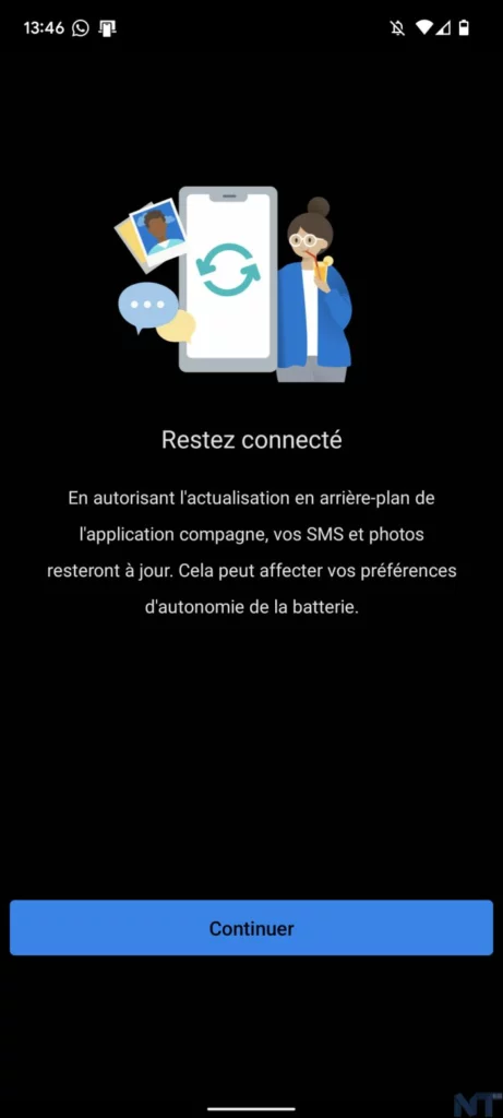 Comment relier un smartphone Android à un PC Windows 11 avec Microsoft Connexion Mobile ? 56 Lien avec Windows 3