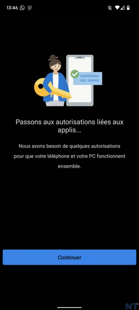 Comment relier un smartphone Android à un PC Windows 11 avec Microsoft Connexion Mobile ? 57 Lien avec Windows 4