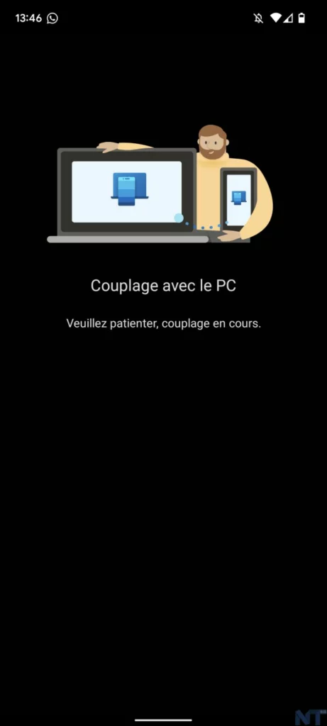 Comment relier un smartphone Android à un PC Windows 11 avec Microsoft Connexion Mobile ? 58 Lien avec Windows 5