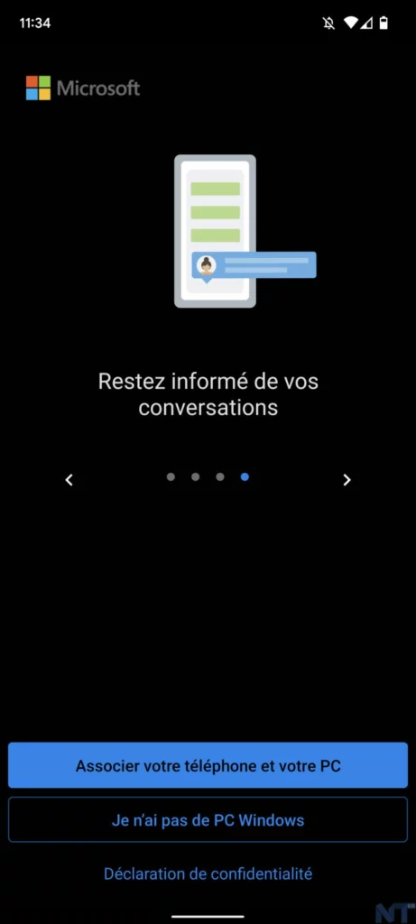 Comment relier un smartphone Android à un PC Windows 11 avec Microsoft Connexion Mobile ? 54 Lien avec Windows 8