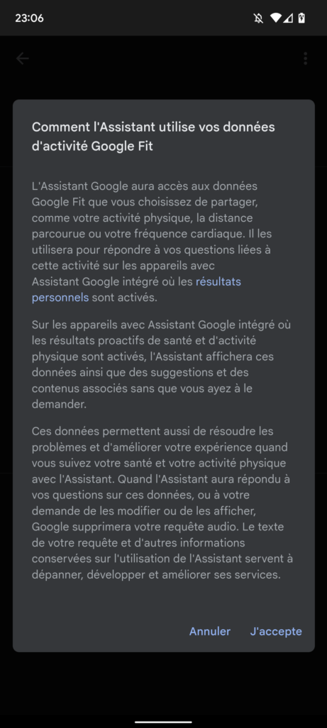 Vous pouvez désormais associer Fitbit et Google Fit à Google Assistant 54 Screenshot 20220517 230638