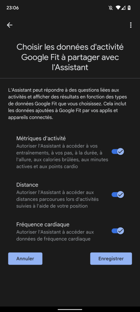 Vous pouvez désormais associer Fitbit et Google Fit à Google Assistant 55 Screenshot 20220517 230642