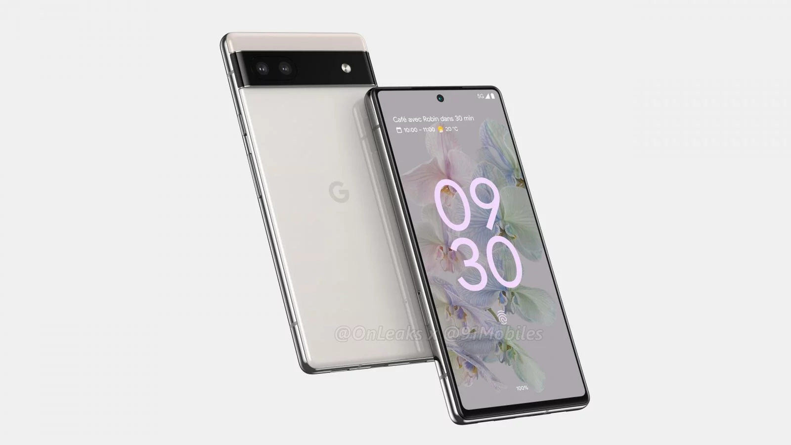 google pixel 6a render