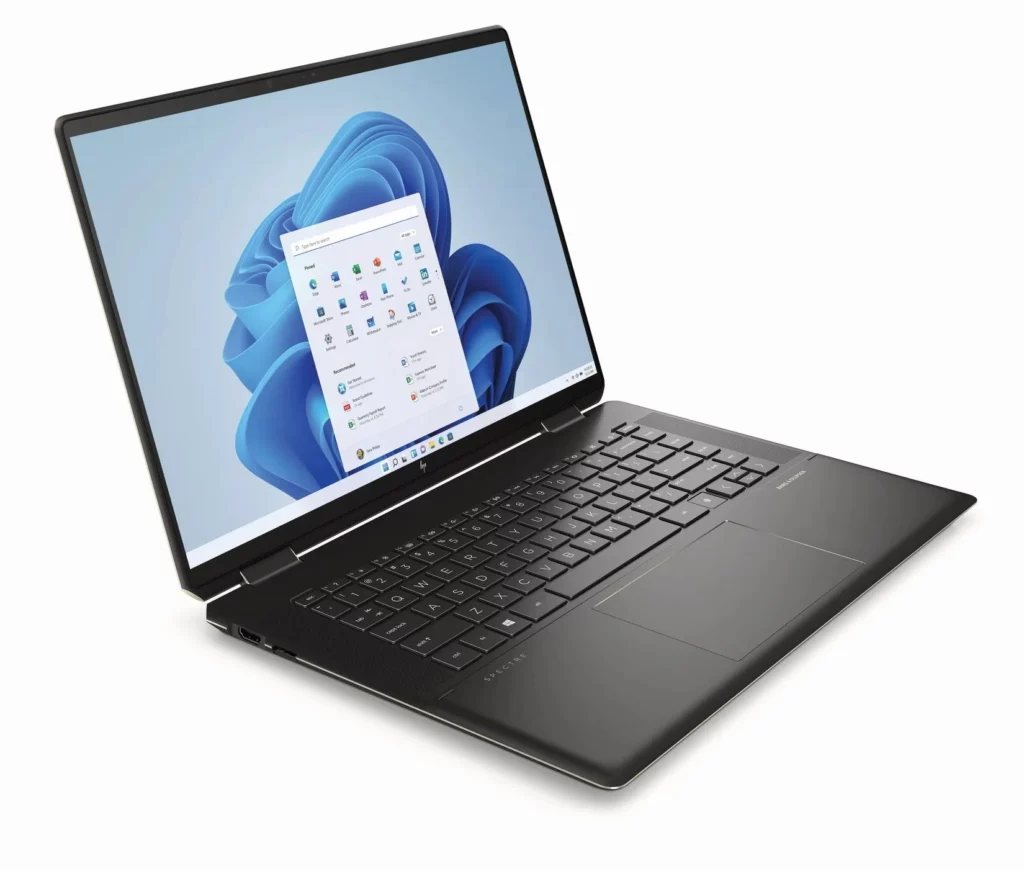 La gamme d'ordinateurs portables Spectre x360 de HP mise tout sur Intel 55 hp spectre x360 16 front left 2