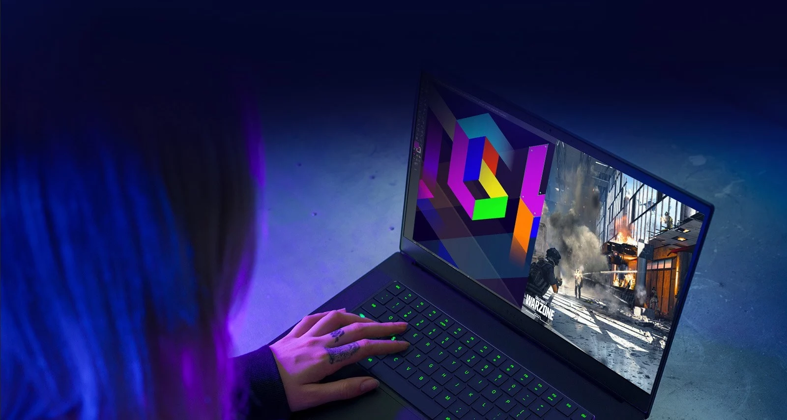 razer blade 15 qhd carousel desk