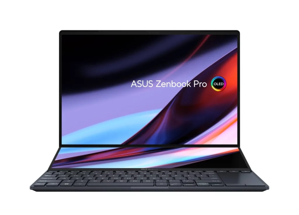 L'ordinateur portable ASUS Zenbook Pro 14 Duo OLED est équipé de deux écrans OLED 59 zenbook pro 14 duo oled ux8402 p2