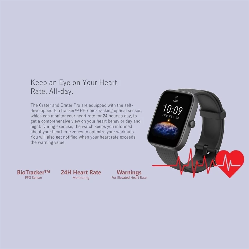 Voici la Amazfit Bip 3, une smartwatch avec un écran plus grand de 1,69 pouce 57 51aFSO1BJ4L. AC SL1200