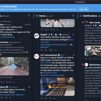 Adieu TweetDeck pour Mac