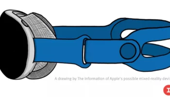 Apple MR headset render