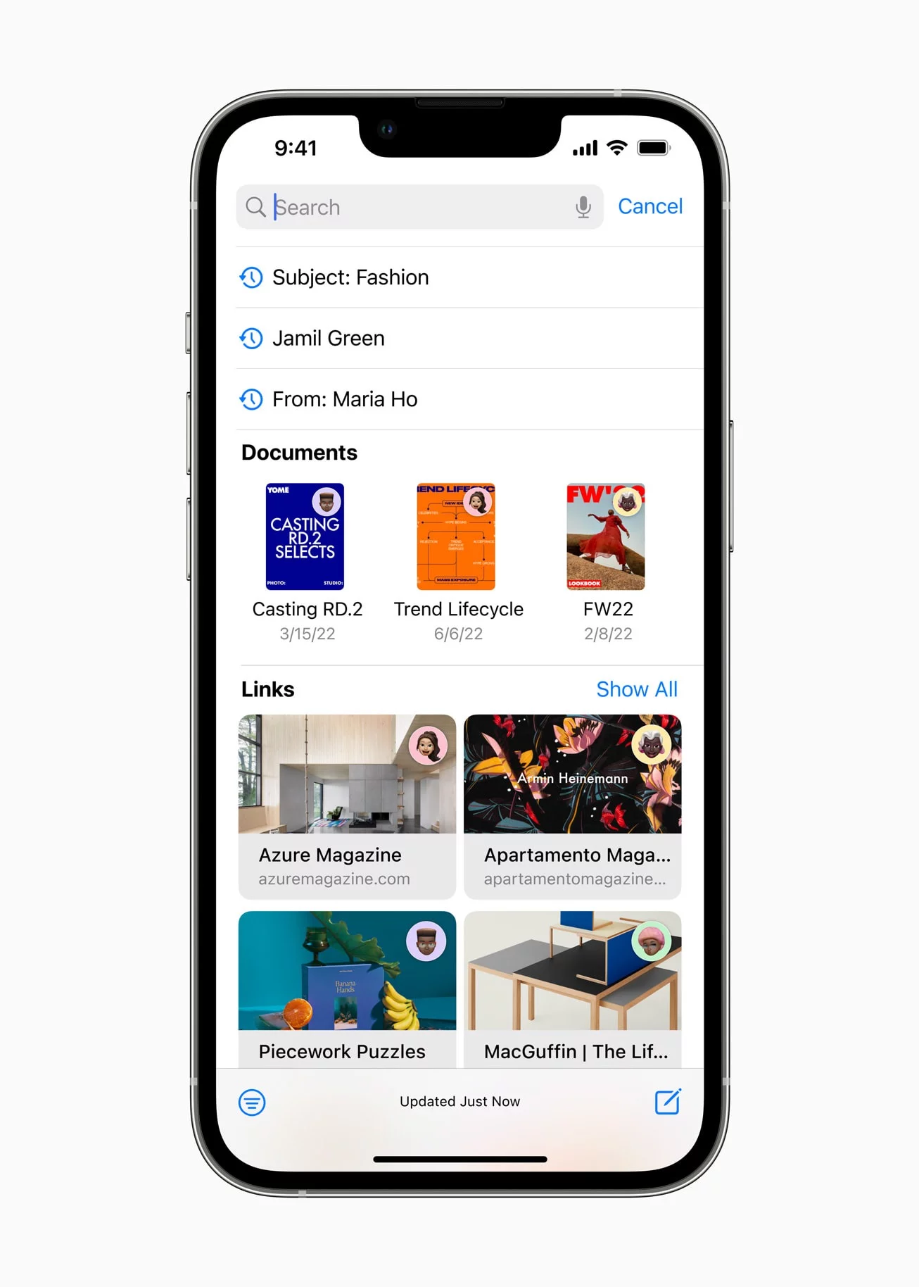 Apple WWDC22 iOS16 Mail search 2