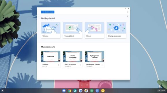 Chromebook Screencast app 1