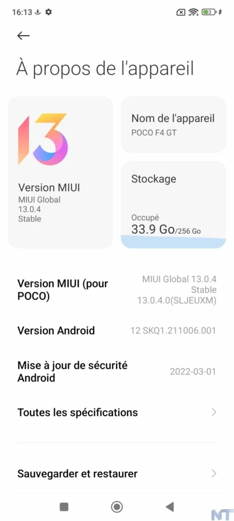 Test du POCO F4 GT : ce smartphone de jeu m'a séduit 34 Poco F4 GT S 11