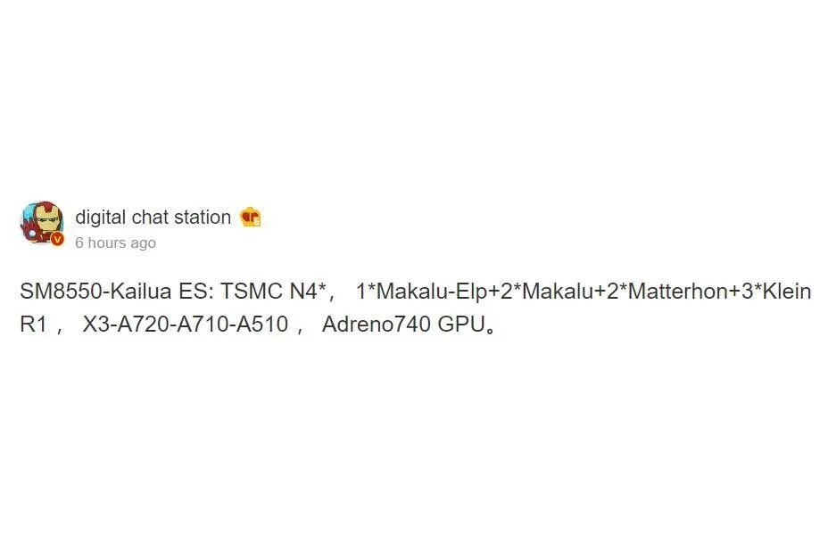 Snapdragon 8 Gen 2 specs