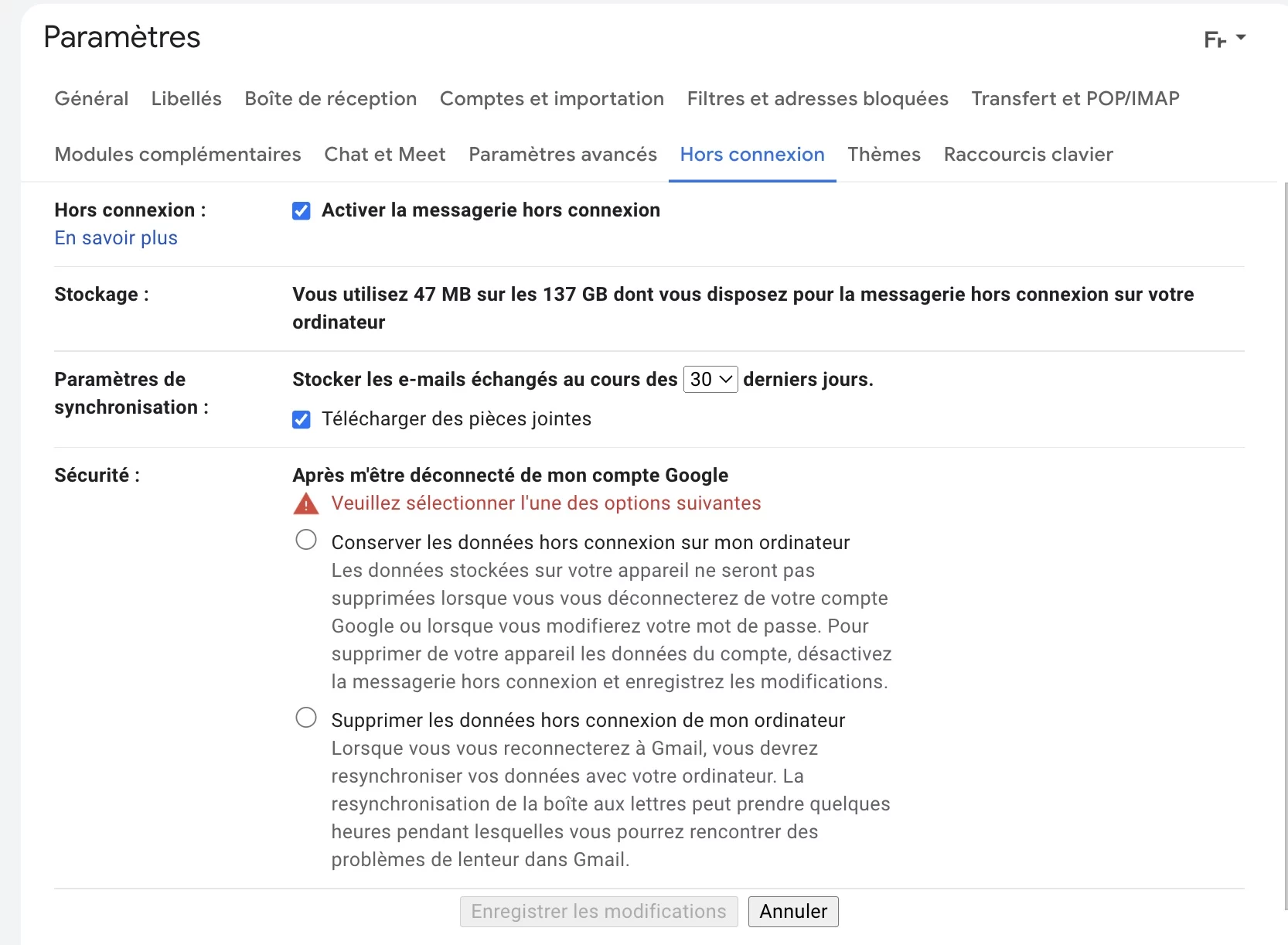 comment utiliser gmail sans internet pour acceder e mails 2