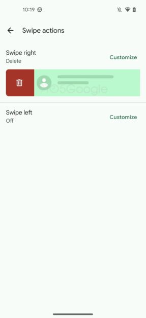 google messages swipe actions 4