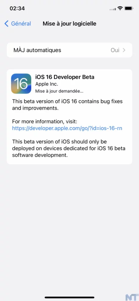 Comment télécharger la version bêta pour développeurs d'iOS 16 ? 56 iOS 16 2 1