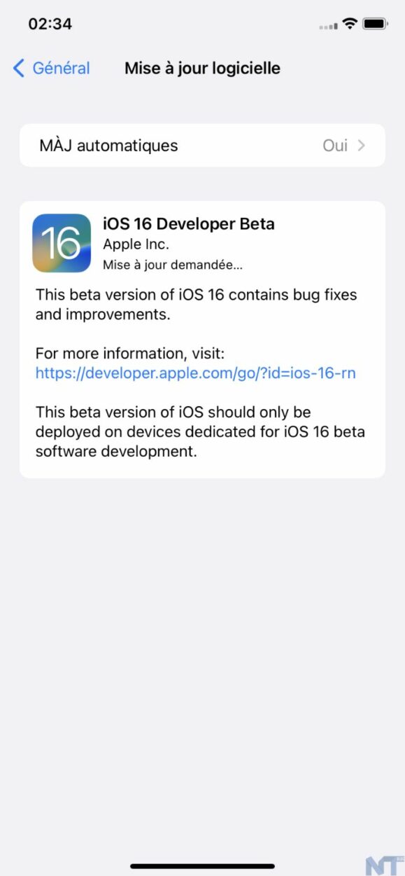 iOS 16 2 1
