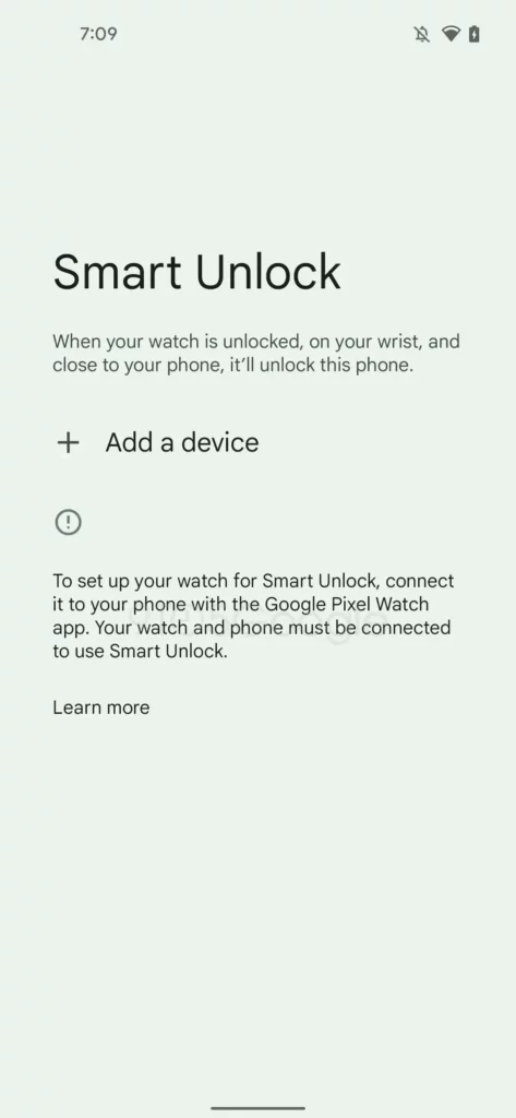wear os smart unlock settings 1