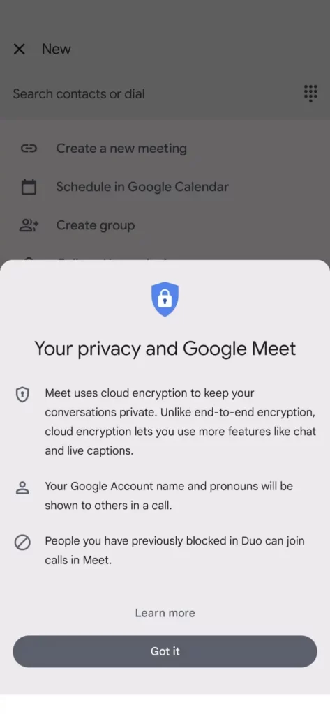 Google commence le plan pour transformer Duo et Meet en une seule application vidéo 53 Google Duo Meet merger 3