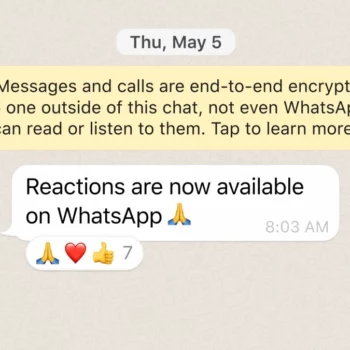 WhatsApp Reactions Emojis