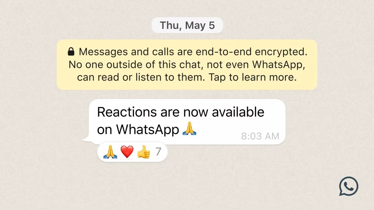 WhatsApp Reactions Emojis