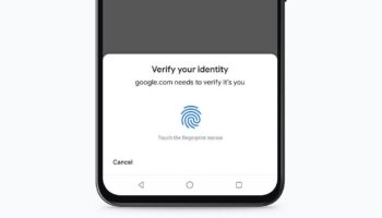 Google Chrome Biometric Authenti