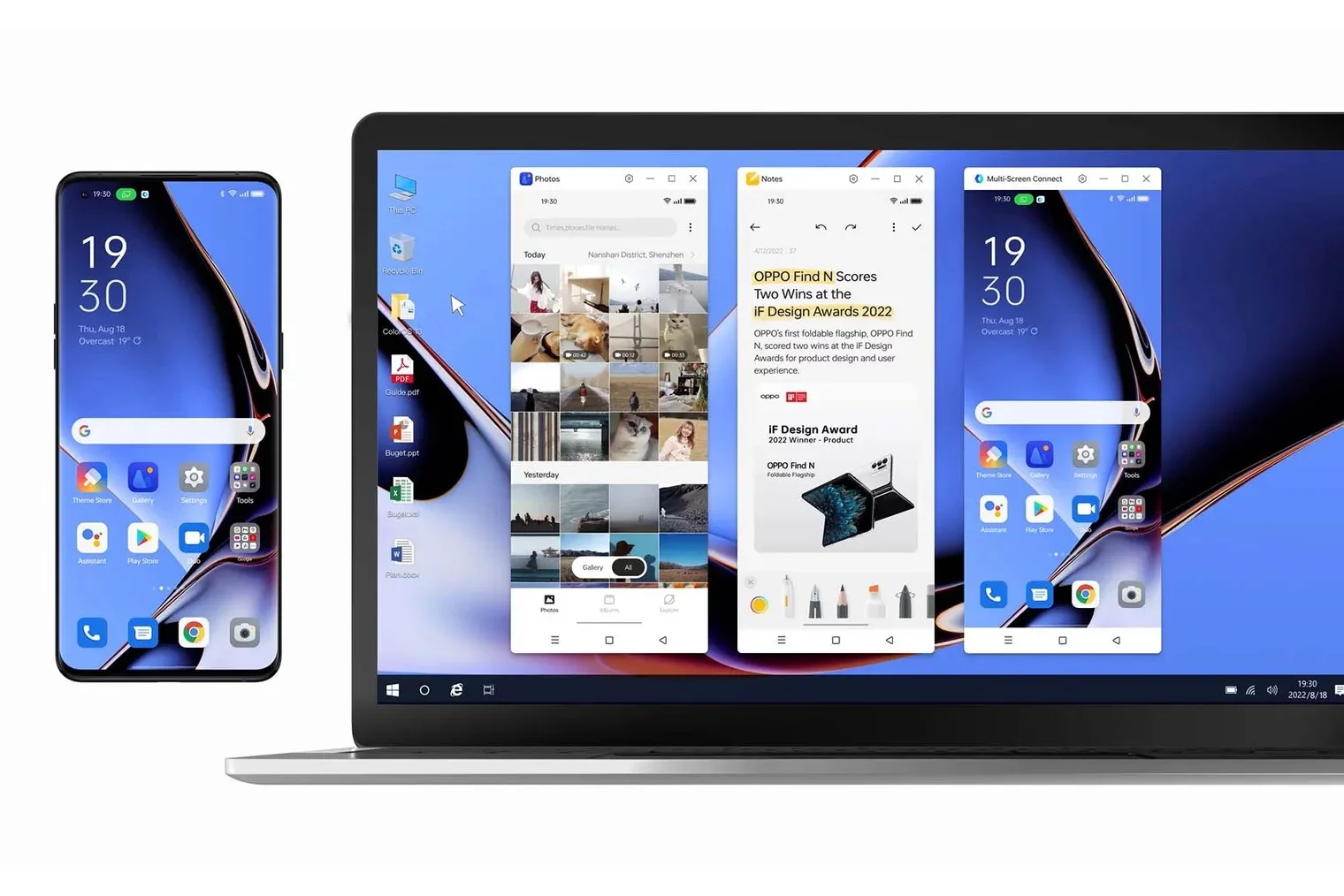 Multi Screen Connect PC smartph