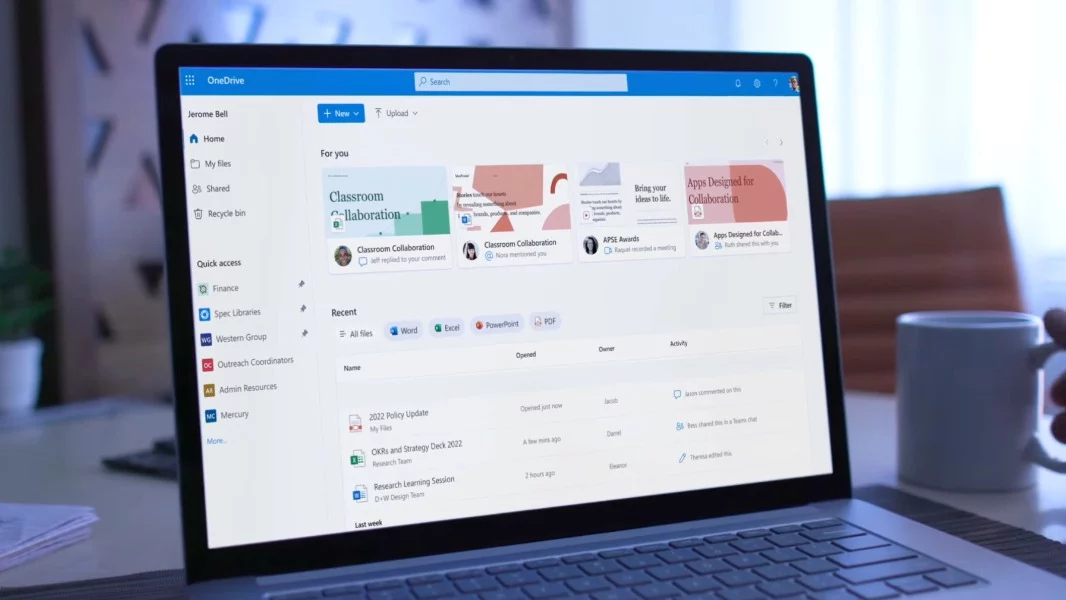 OneDrive Redesigned Web app