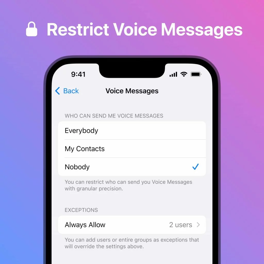 Voice message restriction on Telegram 1024x1024 1