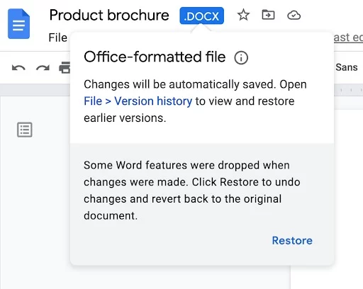 Les fichiers Microsoft Office seront plus faciles à manipuler pour les utilisateurs de Google 41 office imp 3