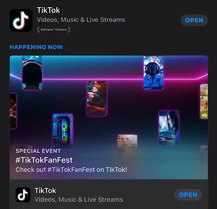 tiktok music app patent app stor