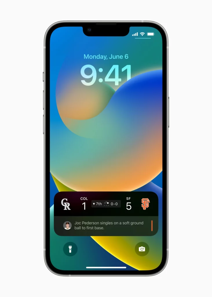 iOS 16 : vous ne trouverez pas encore ces fonctionnalités bêta 43 Apple WWDC22 iOS16 Live Activiti 732x1024 jpeg