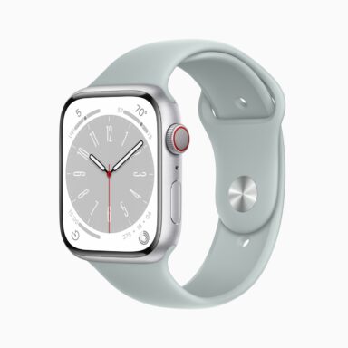 Apple Watch S8 aluminum silver 2