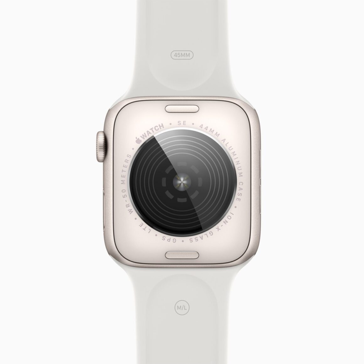 Apple Watch SE back aluminum sta