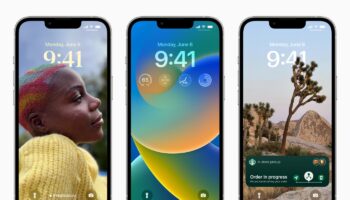 Apple iOS 16 affichage