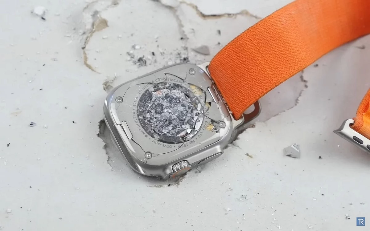 L’Apple Watch Ultra s’avère plus résistante qu’une table lorsqu’on la frappe avec un marteau