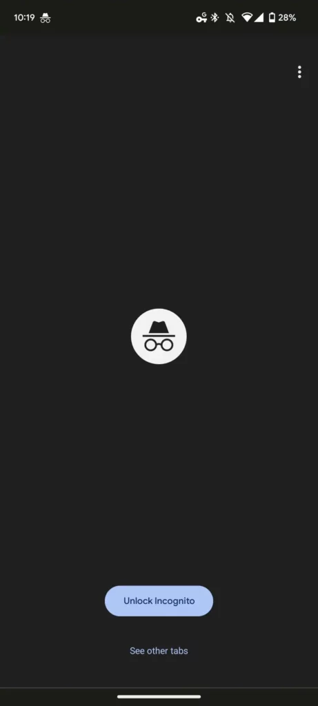 Chrome pour Android propose des onglets Incognito protégés par empreinte digitale 35 Chrome Incognito fingerprint And 461x1024 jpeg