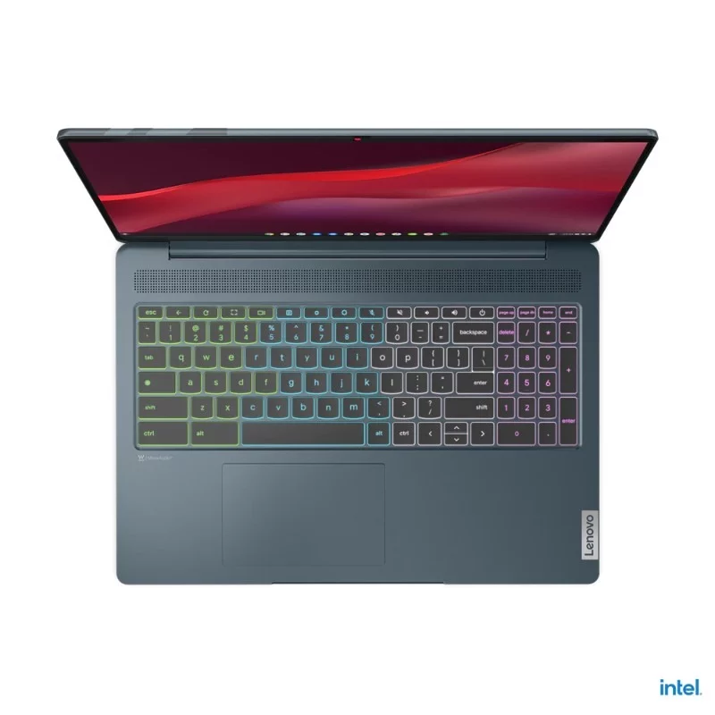Voici le Lenovo IdeaPad Gaming Chromebook avec son écran 120 Hz et son clavier rétro-éclairé RGB 60 IP 5 Chrome 16IAU7 Gaming CT2 03 jpeg