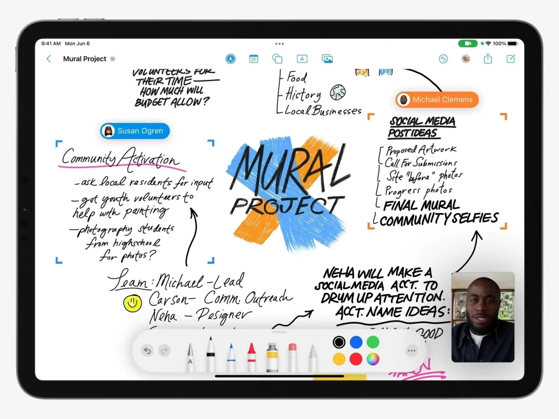 LI iPadOS 16 Freeform App