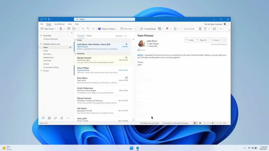 Microsoft propose le nouveau Outlook pour Windows à tous les testeurs 52 New Outlook toggle animated