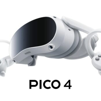Pico 4 VR headset floats on a se