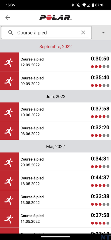 Test de la Polar Pacer Pro : la meilleure smartwatch pour les coureurs soucieux de leurs performances 29 Polar Pacer Pro S 5