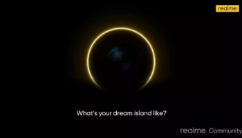 Realme Dynamic Island clone comm