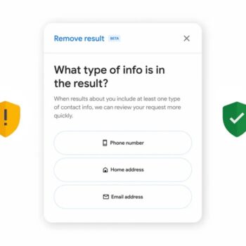 Results about you Google 3