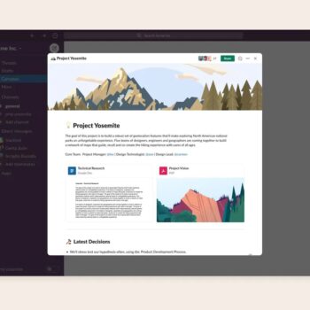 Slack Canvas