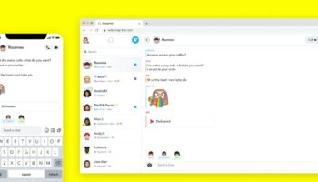 Snapchat pour le Web