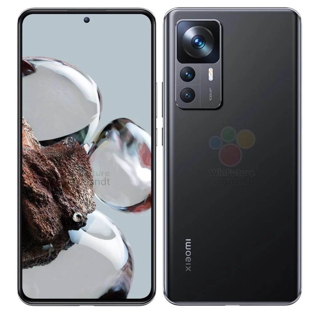Le Xiaomi 12T Pro avec sa caméra de 200 mégapixels et le Xiaomi 12T font surface 51 Xiaomi 12T leak 1024x1017 1